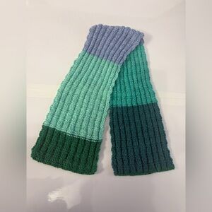 Colorblock Knit Scarf